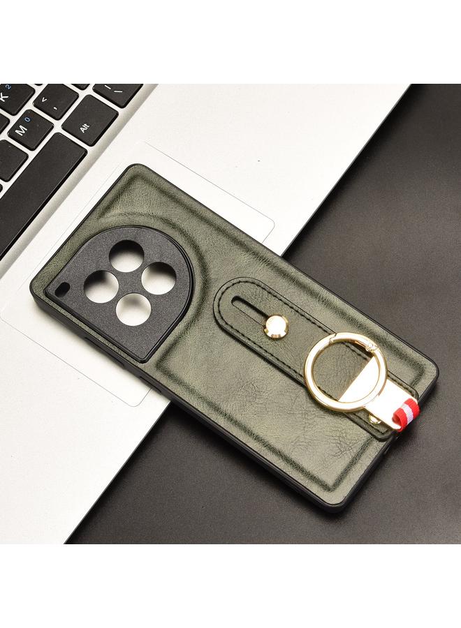 إيروريكس جراب خلفي من الجلد لهاتف OnePlus Ace 3 Pro 5G مع سوار معصم - Image 2