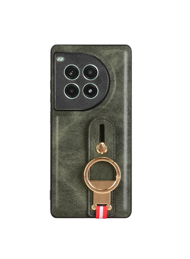 إيروريكس جراب خلفي من الجلد لهاتف OnePlus Ace 3 Pro 5G مع سوار معصم - Image 3