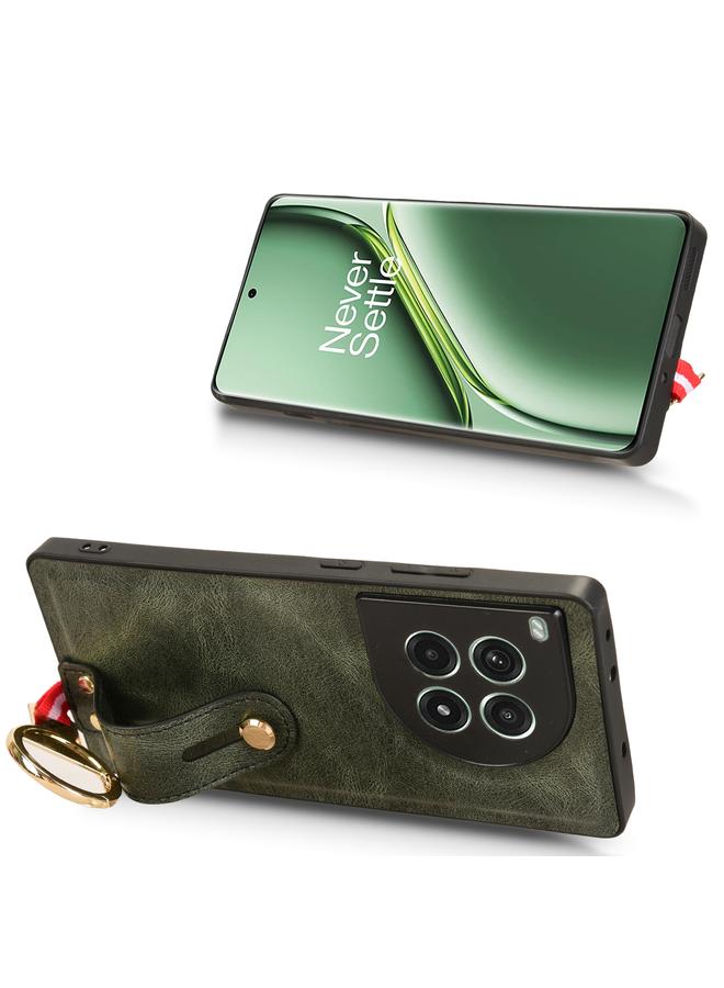 إيروريكس جراب خلفي من الجلد لهاتف OnePlus Ace 3 Pro 5G مع سوار معصم - Image 5