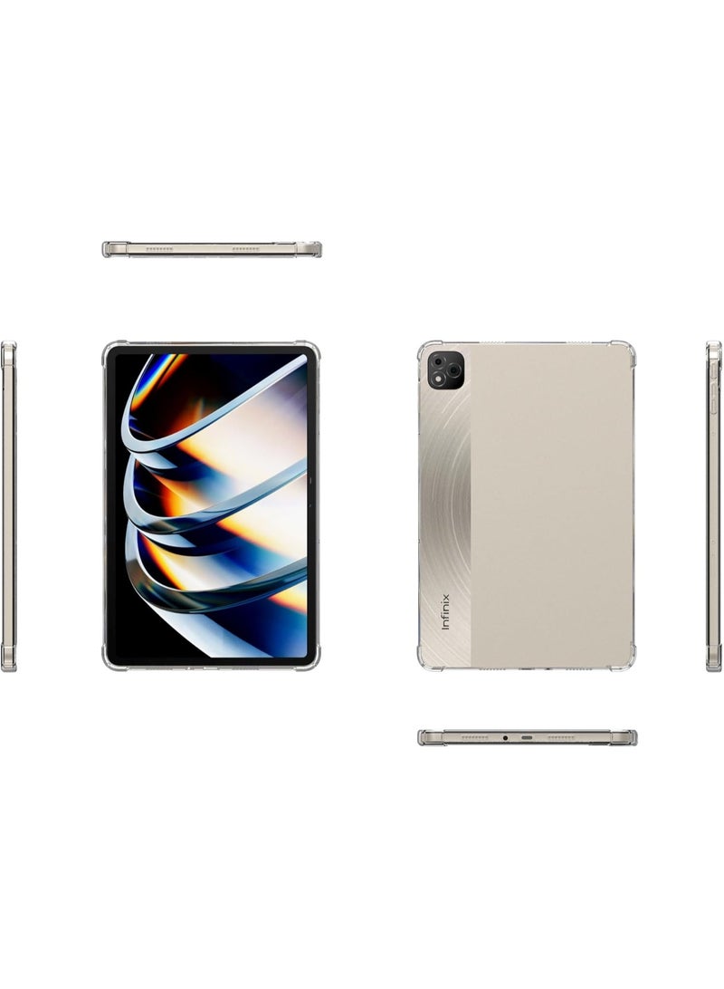 VKL Soft Transparent Silicone Case Compatible with Infinix Xpad 11 inch Released 2024 Tablet TPU Slim Back Cover for Infinix Xpad 11 - Image 3