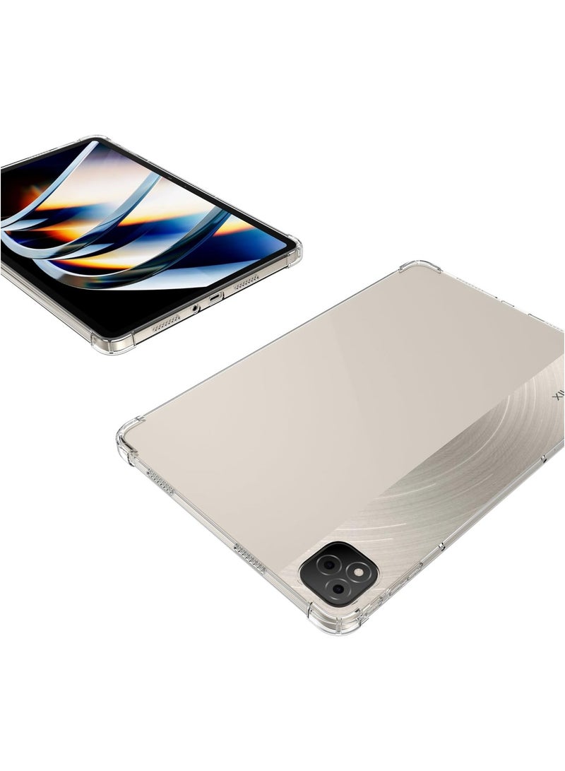 VKL Soft Transparent Silicone Case Compatible with Infinix Xpad 11 inch Released 2024 Tablet TPU Slim Back Cover for Infinix Xpad 11 - Image 4