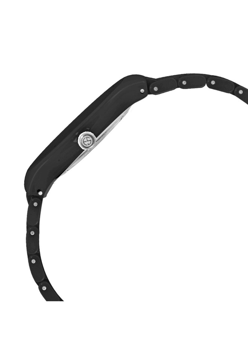 eliz - ELIZ ES8802U3NCN Ceramic Case & Band 2-Hands Unisex Watch - Image 1