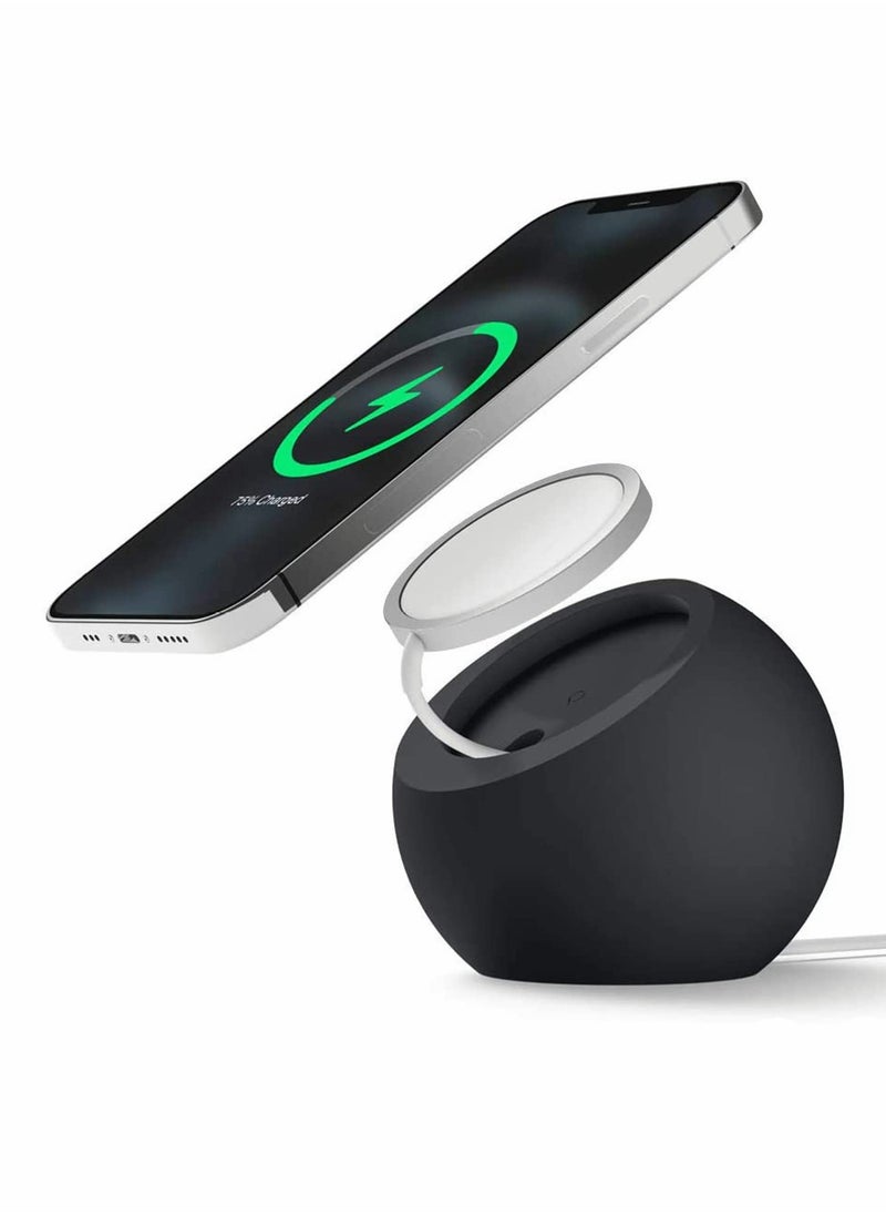 Generic - MagSafe Charger Stand, Silicone Holder for Magnetic Wireless Charger, Space-Saving Non-Slip Storage Winder Base for Organized Charging Solutions. - Image 1