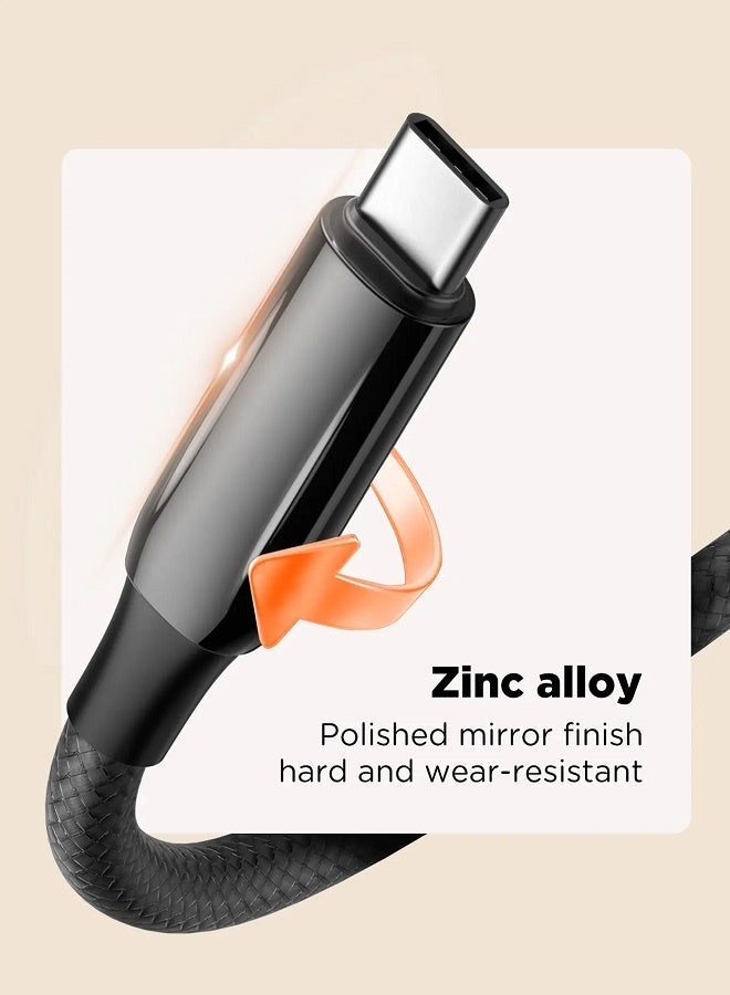 فوجي شاحن LC922c بقدرة 240 واط، يدعم بروتوكول الشحن السريع PD3.1، مزود بشريحة E-marker، وكابل بيانات بطول 2 متر. - Image 5