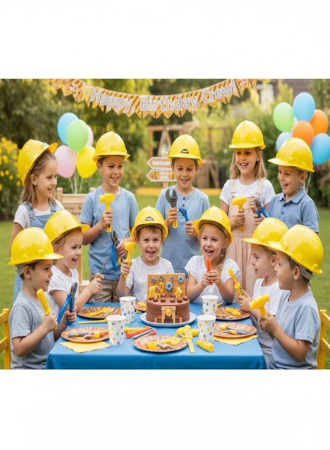 Amitasha Mechanics Helmet Tools Kit Toys for Kids Pretend Play Construction Toy for Boys Girls 3 4 5 6 Years Old Automobile Toolkit for Kids - (Pack of 12 Tools) - Image 3