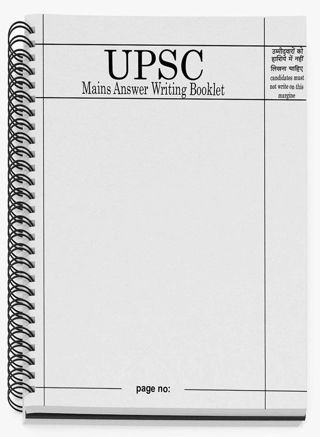 CALLAS UPSC Guide Practice Notebook for UPSC Civil Service Examination Preparation | UPSC Mains Answer Writing Notebook | 200 Pages | Pack of 1 - Image 1