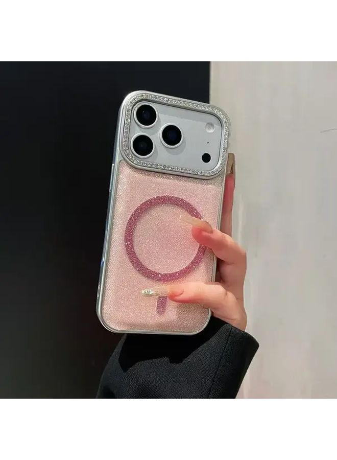 Black Luxury Glitter Rhinestone Pearl Phone Case For iPhone 17 Shock Protection Stylish Cover - Image 4