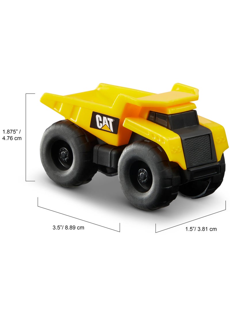 CATERPILLAR CAT Machines Mini Construction Vehicle 3-Inches 5-in-1 Pack | Dump Truck, Wheel Loader, Bulldozer, Backhoe & Excavator | Collectible Play Vehicle for Kids - Image 5