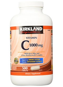 Kirkland Signature Vitamin C w/ Rose Hips 500 Tablets