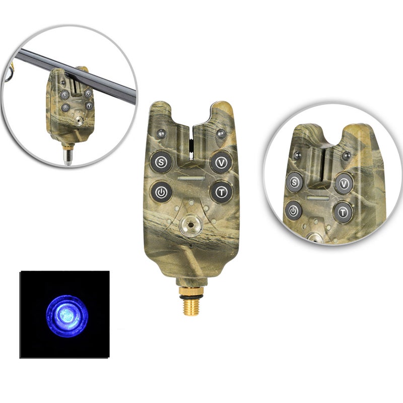 COONOR 2 LED Water Adjustable Tone Volume Sensitivity Sound Alert Fishing Bite Alarm for Fishing Rod - Image 3