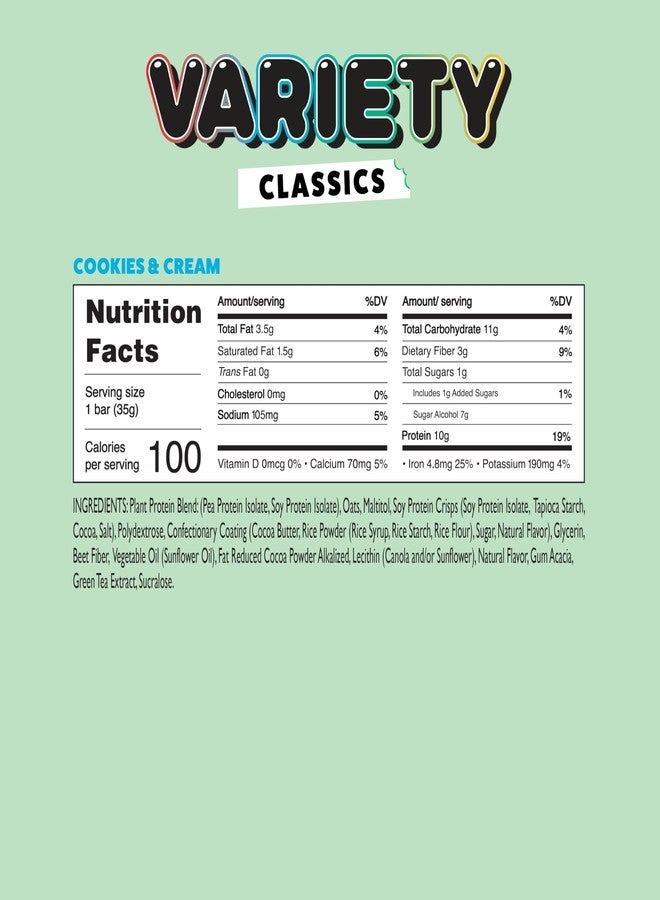 يوبي بار ألواح يوبي - ألواح بروتين - 100 سعر حراري، 10 غرام من البروتين، غنية بالألياف، قليلة السكر، خالية من الغلوتين ومنتجات الألبان - وجبات خفيفة صحية / ألواح غذائية - ألواح شوكولاتة - 14.8 أونصة (عبوة من 12 قطعة، صندوق متنوع) - Image 5