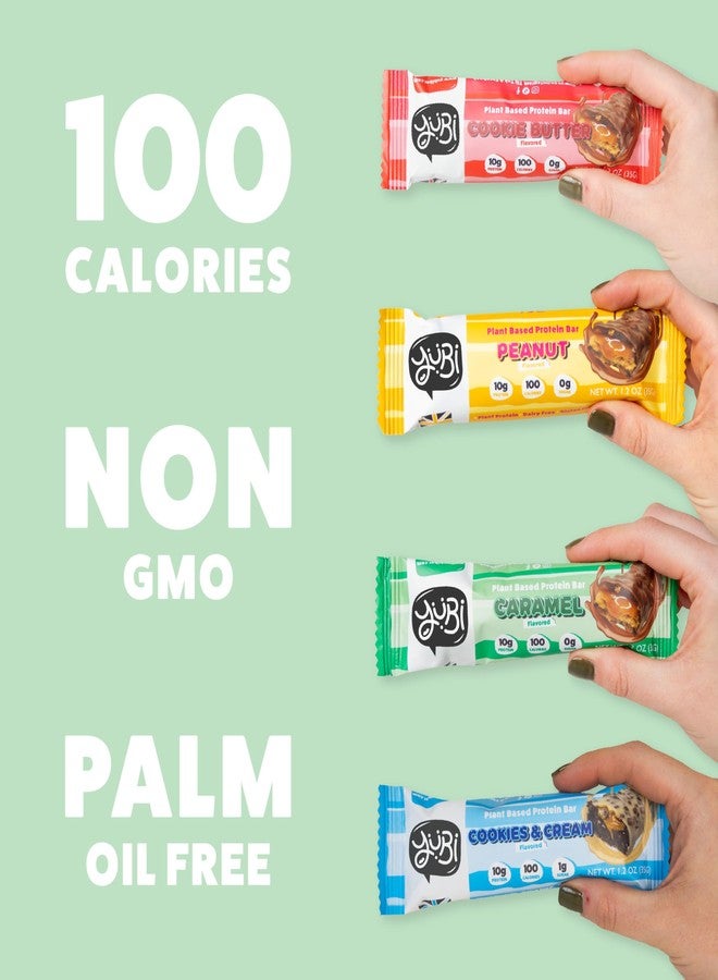 يوبي بار ألواح يوبي - ألواح بروتين - 100 سعر حراري، 10 غرام من البروتين، غنية بالألياف، قليلة السكر، خالية من الغلوتين ومنتجات الألبان - وجبات خفيفة صحية / ألواح غذائية - ألواح شوكولاتة - 14.8 أونصة (عبوة من 12 قطعة، صندوق متنوع) - Image 2