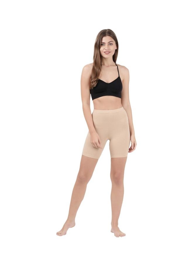 JOCKEY - Jockey 1529 Women High Coverage Super Combed Cotton Elastane Stretch Mid Waist Shorties with Concealed Waistband - Image 1