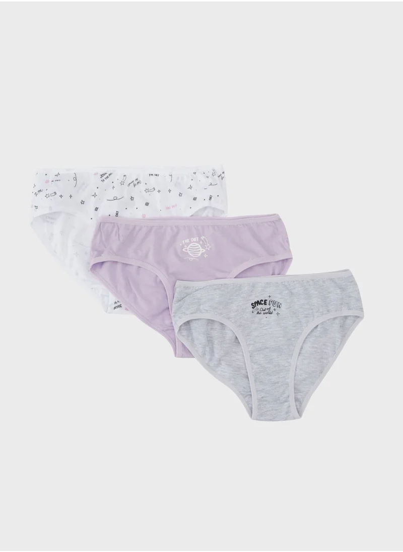 ديفاكتو Girl 3 Piece Panty