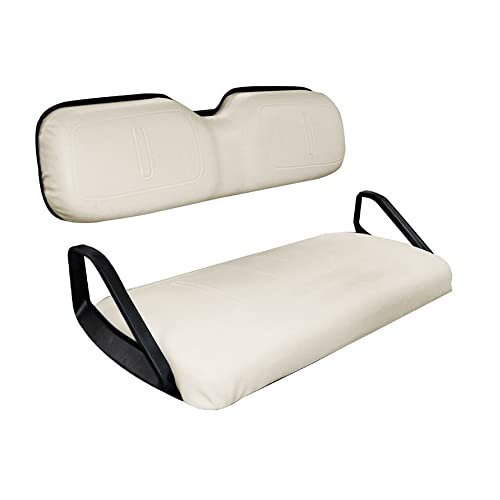 AA A.A White Front Seat Cover Set for EZGO TXT 1995-2013 Golf Cart 71602-G01, 71753-G01 (Complete Set, White) - Image 2