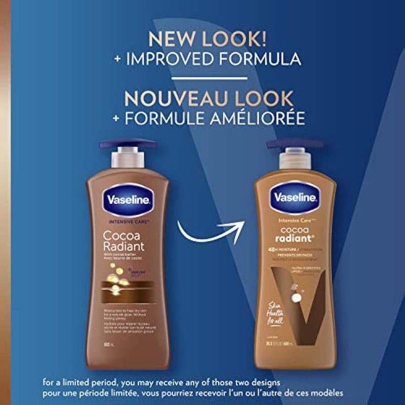 Vaseline Intensive Care Body Lotion For Dry Skin Cocoa Radiant Moisturizing 600 Ml - Image 5