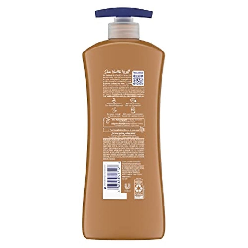 Vaseline Intensive Care Body Lotion For Dry Skin Cocoa Radiant Moisturizing 600 Ml - Image 3