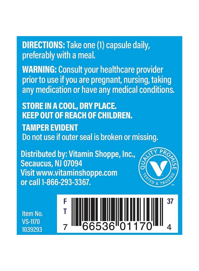The Vitamin Shoppe Vitamin B12 500mcg - Supports Energy Production, Once Daily Dietary Supplement - Vitamin B-12 (As Cyanocobalamin), Gluten & Dairy Free (100 Capsules) by The Vitamin Shoppe - Image 4