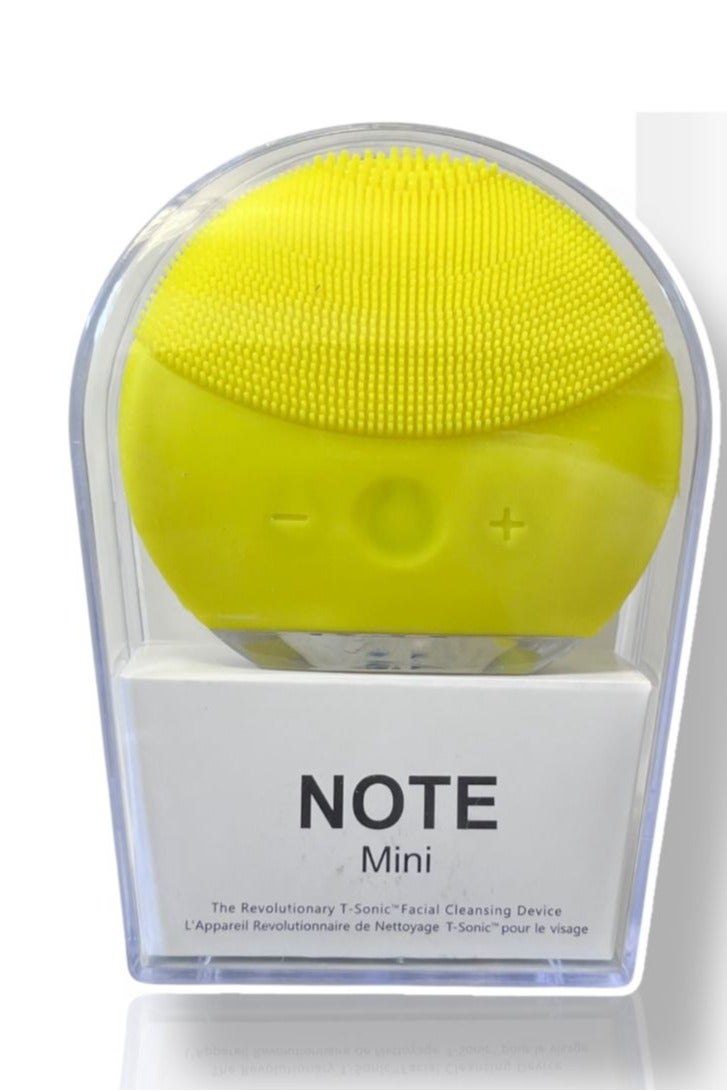 نوت 🟡 جهاز "NOTE Mini" لتنظيف الوجه – أصفر نضارة فورية… تنظيف عميق بتقنية T-Sonic الثورية! - Image 1