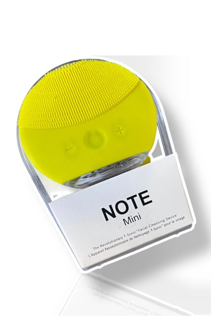 نوت 🟡 جهاز "NOTE Mini" لتنظيف الوجه – أصفر نضارة فورية… تنظيف عميق بتقنية T-Sonic الثورية! - Image 2