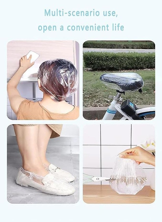 Purely Serene غطاء دش قابل للتصرف 100 حبة مقاوم للماء للنساء - مثالي للسفر، الفندق، المنزل، السبا وصالون التجميل - عالي الجودة، مرن، ودائم - Image 5