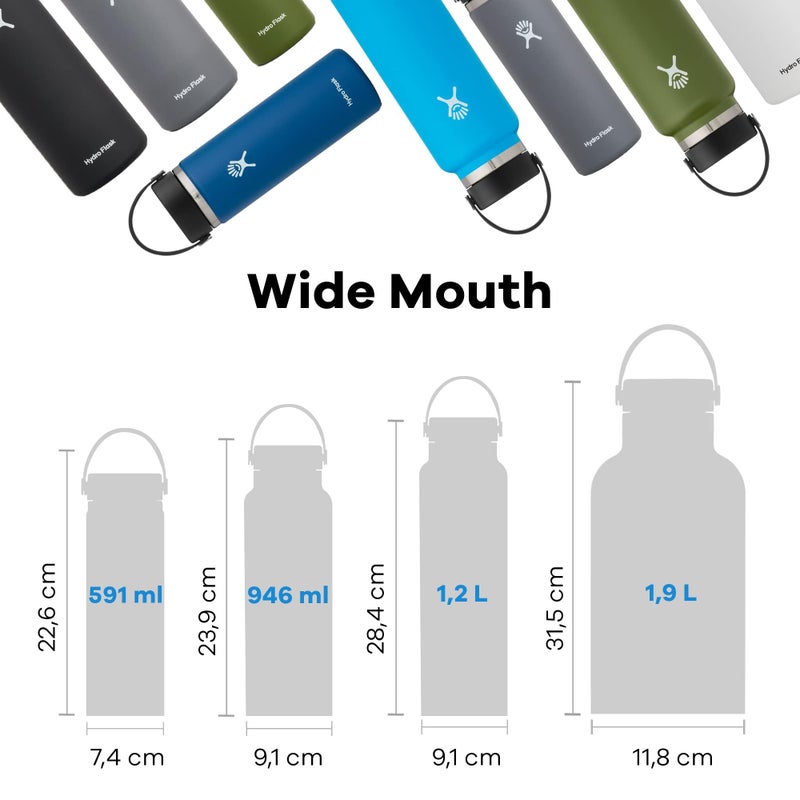 Hydro Flask Wide Flex Cap White 40 Oz - Image 4