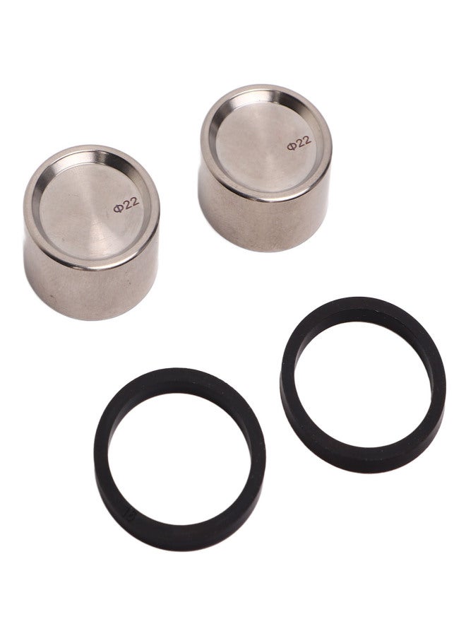 ريسك قطعتان من مكابس فرامل قرصية للدراجات الهوائية، مصنوعة من سبائك التيتانيوم، بديلة لمكابس دراجات الطرق الجبلية والجبلية، متوافقة مع طرازات XT وSLX وXTR. - Image 4