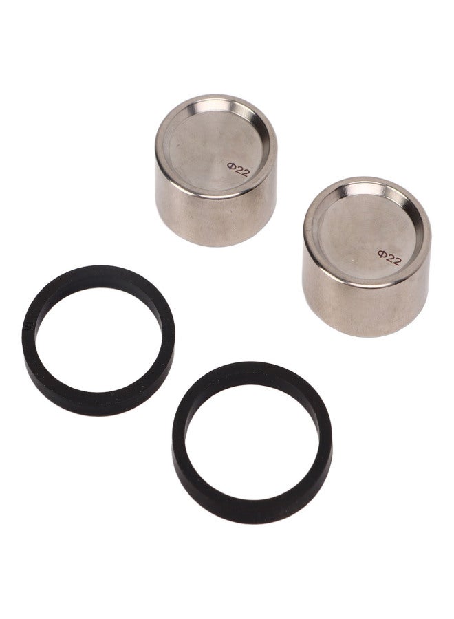 ريسك قطعتان من مكابس فرامل قرصية للدراجات الهوائية، مصنوعة من سبائك التيتانيوم، بديلة لمكابس دراجات الطرق الجبلية والجبلية، متوافقة مع طرازات XT وSLX وXTR. - Image 3