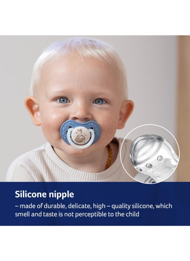 lovi Silicone Dynamic Soother 0-3m 2 pcs Night&Day Boy  - Image 4