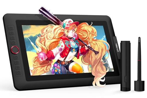 XP-PEN XPPen Drawing Tablet with Screen FullLaminated Graphics Drawing Monitor Artist133 Pro Graphics Tablet with Adjustable Stand and 8 Shortcut Keys 8192 Levels Pen Pressure 123 sRGB - Image 1