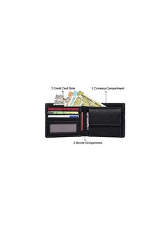 Urban URBAN FOREST Stan Black Minimalist Leather Wallet for Men  - Image 2