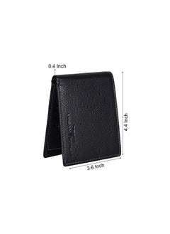 Urban URBAN FOREST Stan Black Minimalist Leather Wallet for Men  - Image 3
