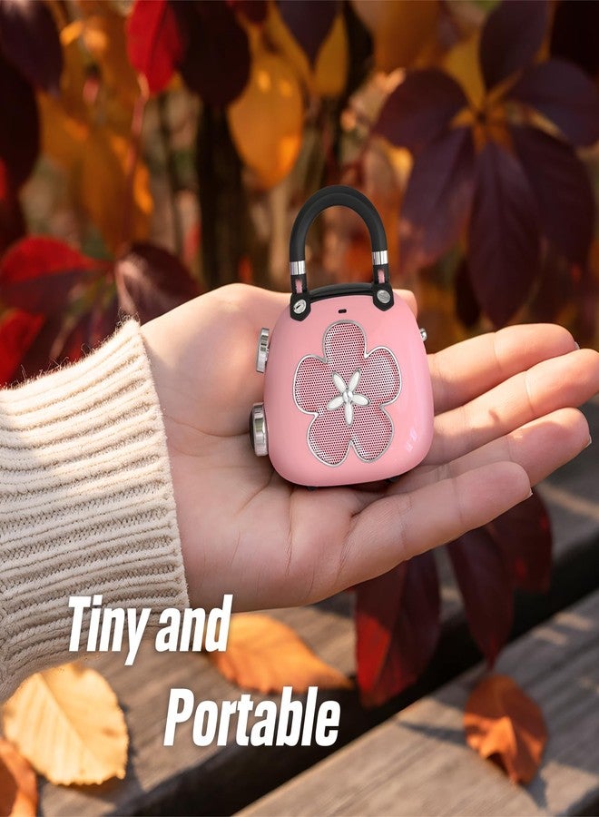 DOSS Candy 2-in-1 Mini Bluetooth Speaker & Cute Bag Charm with Loud Sound - A Perfect Fusion of Impressive Sound and Fashion Charm, Crafted to Surprise Women, Girlfriend, Wife, BFF, Teens-Light Pink - Image 2