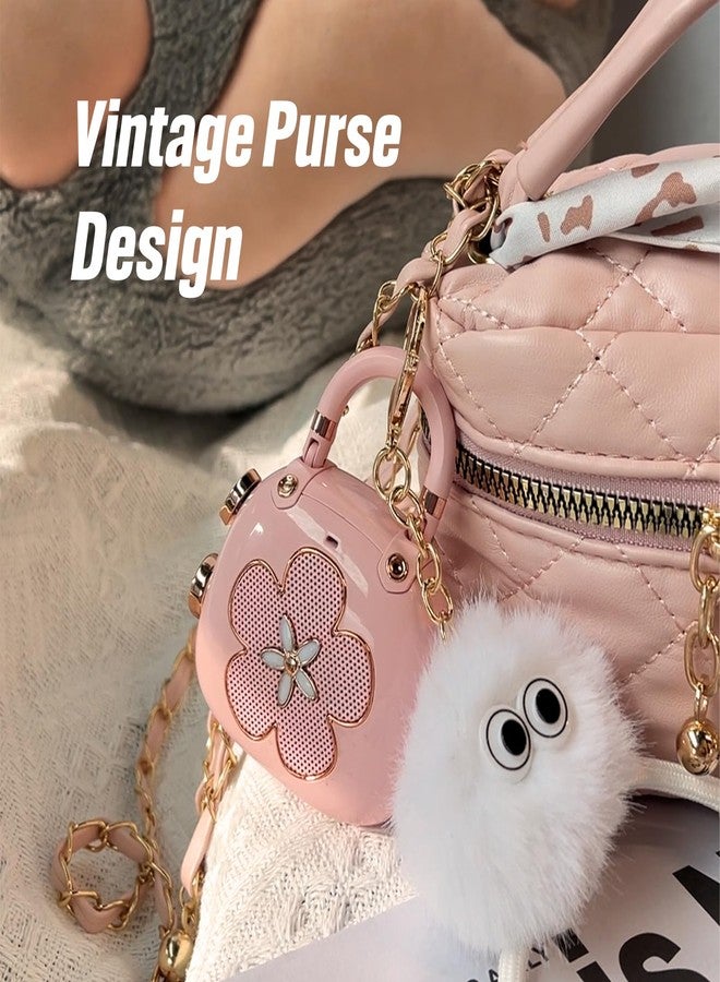 DOSS Candy 2-in-1 Mini Bluetooth Speaker & Cute Bag Charm with Loud Sound - A Perfect Fusion of Impressive Sound and Fashion Charm, Crafted to Surprise Women, Girlfriend, Wife, BFF, Teens-Light Pink - Image 5