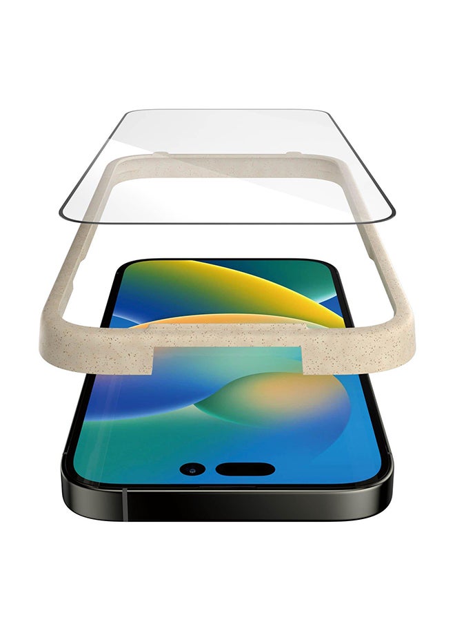 PanzerGlass - iPhone 14 Pro Ultra Wide Fit Privacy Screen Protector With Applicator Clear - Image 1