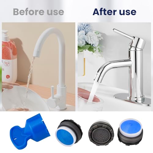 gcbcrit Bathroom Faucet Aerator for Moen 137401 Eco-Performance Aerator, 1.5 gpm Faucet Aerator, Faucet Flow Restrictor Service Kit with Aerator Key(18.5MM) (1) - Image 5