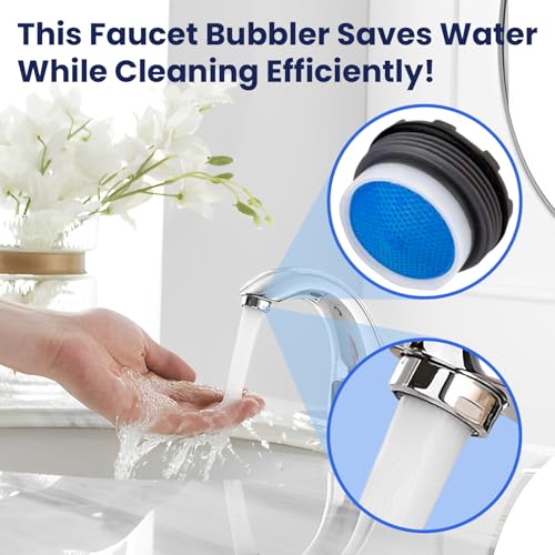 gcbcrit Bathroom Faucet Aerator for Moen 137401 Eco-Performance Aerator, 1.5 gpm Faucet Aerator, Faucet Flow Restrictor Service Kit with Aerator Key(18.5MM) (1) - Image 4