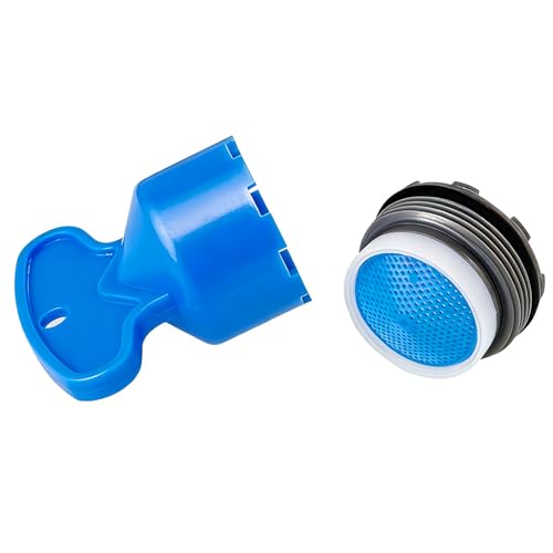 gcbcrit Bathroom Faucet Aerator for Moen 137401 Eco-Performance Aerator, 1.5 gpm Faucet Aerator, Faucet Flow Restrictor Service Kit with Aerator Key(18.5MM) (1) - Image 1