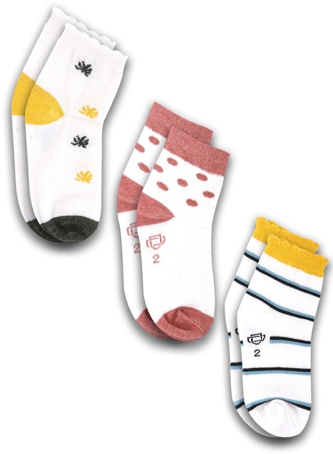 Dollar Kids Socks For Boys & Girls In Blended Cotton (Pack Of 3) - Image 1