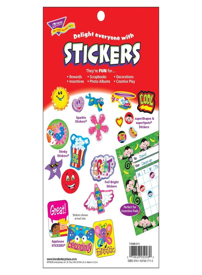 Trend Enterprises Trend Schooltime Fun Sticker Pad, Classroom Incentives, 738 Count - Image 3