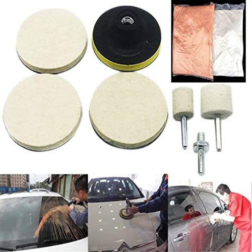 DIY Crafts 500 Grm, Cerium Oxide, Glass Cerium Oxide Polishing Scratch Remove Car Windscreen Polishing Kit Practical Auto Car Windows Scratch Remover Glass 70%(500 Grm, Cerium Oxide) - Image 1
