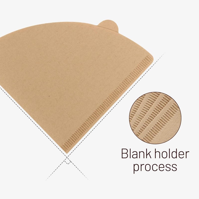 Style Keepers Cone Coffee Filters Size 0214 Cups Unbleached Natural Brown V02 Disposable Coffee Filter Paper Compatible with V60 Conical Shaped Pour Over Coffee Dripper and Drip Coffee Maker 200 - Image 4