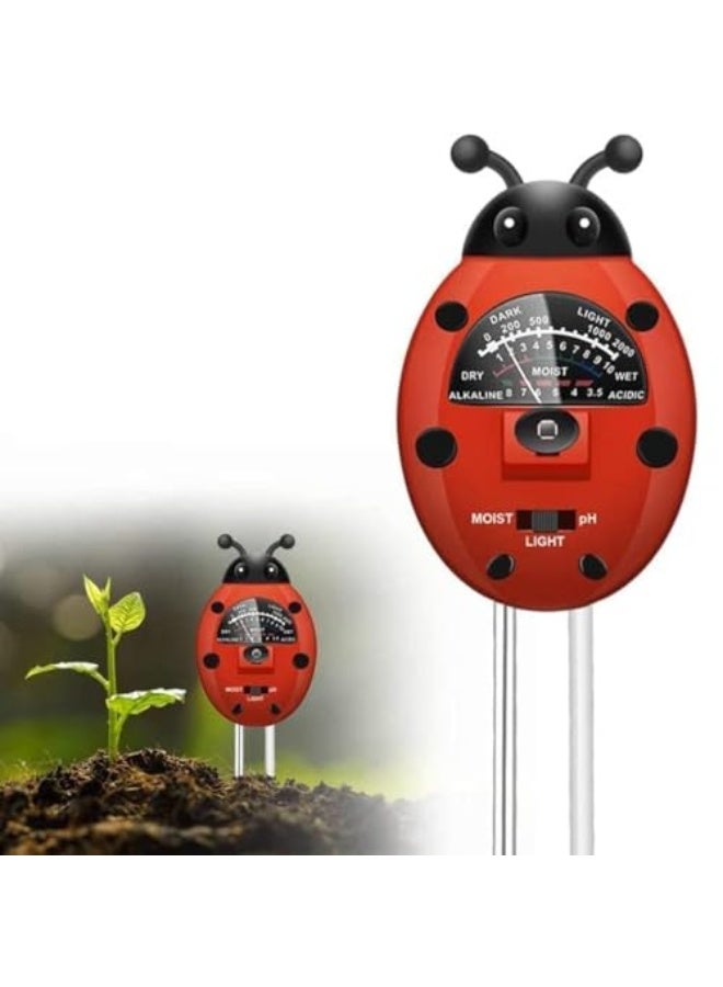 Generic X spring Soil Tester Kit, Measures Soil Moisture, Light, and pH Levels, 3-in-1 Soil Tester with Moisture Meter, Plant Moisture Meter for Indoor and Outdoor Use, Ideal for Gardening and Potted Plants  - Image 1
