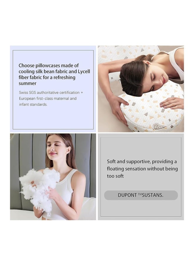 DMG TECH Pregnancy Pillows For Sleeping, Wedge Soft Pregnancy Body Pillow, Support For Back, Legs, Belly, Hips Of Pregnant Women, Detachable And Adjustable With Pillow Cover  - Image 3