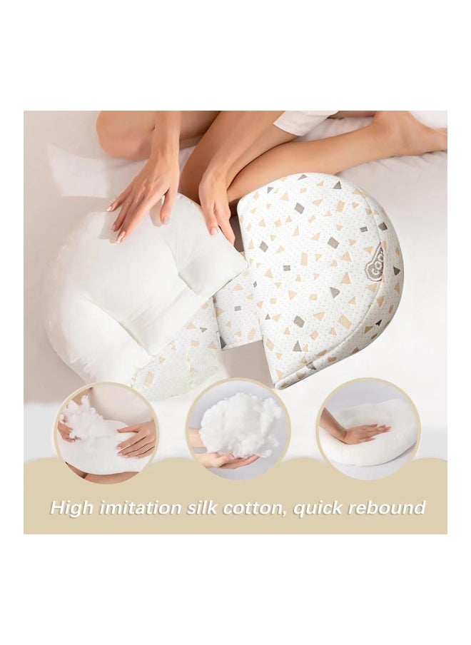 DMG TECH Pregnancy Pillows For Sleeping, Wedge Soft Pregnancy Body Pillow, Support For Back, Legs, Belly, Hips Of Pregnant Women, Detachable And Adjustable With Pillow Cover  - Image 5