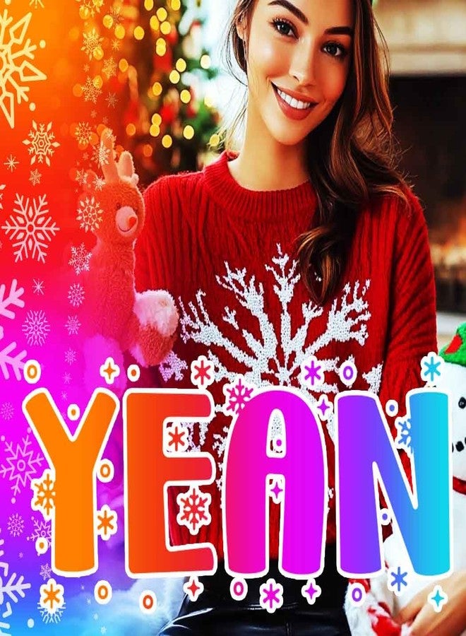 يان طوق رأس مضيء على شكل آذان فأر عيد الميلاد من يان، إكسسوارات شعر لعيد الميلاد للنساء (إضاءة بألوان عيد الميلاد، مقاس واحد) - Image 5