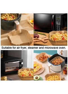 Generic Air Fryer Paper, 200 Pieces, Healthy, Non-Stick Paper For Electric Fryers, Square Shape, 20 CM, Parchment For Baking Roasting Microwave Oven Frying Pan  - Image 5