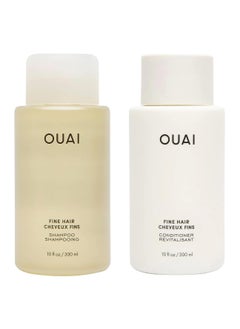 Ouai OUAI Fine Shampoo + Conditioner Set. Free from Sulfates. 10 oz Each.  - Image 1