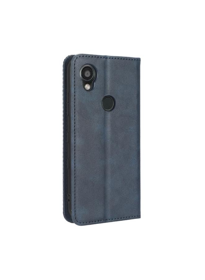 S-TOP Case For Kyocera Digno SX3 KYG02 Magnetic Buckle Retro Texture Leather Phone Case - Image 3