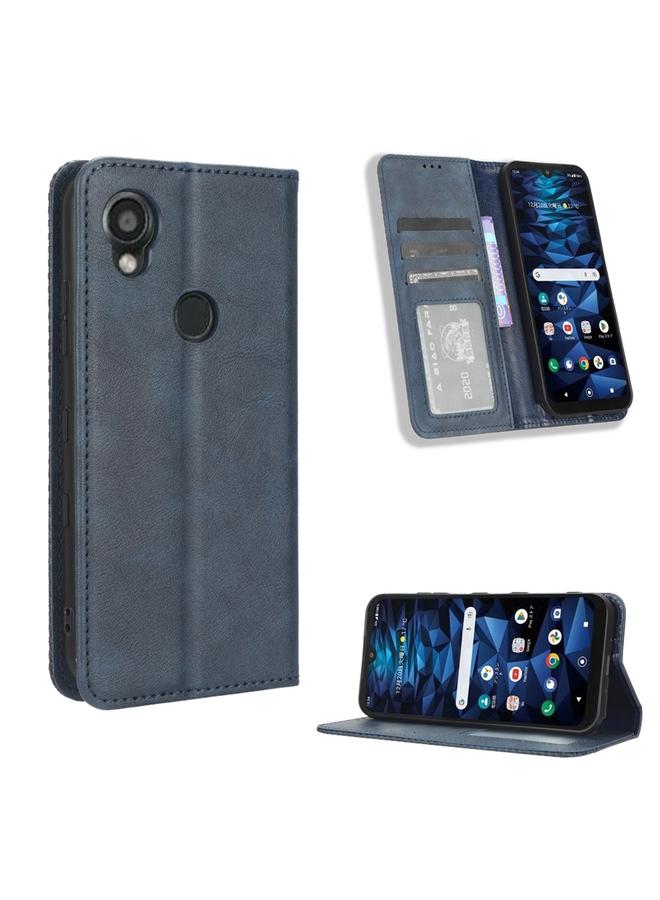 S-TOP Case For Kyocera Digno SX3 KYG02 Magnetic Buckle Retro Texture Leather Phone Case - Image 1